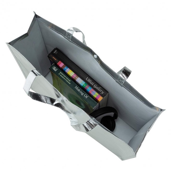 Sacola TNT Metalizada Personalizada Grande Sacola TNT Metalizada Personalizada Grande