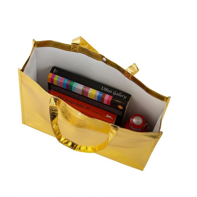 Sacola TNT Metalizada Personalizada Pequena Sacola TNT Metalizada Personalizada Pequena