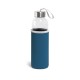 Squeeze de Vidro com tampa de Aço Inox Personalizado Squeeze de Vidro com tampa de Aço Inox Personalizado