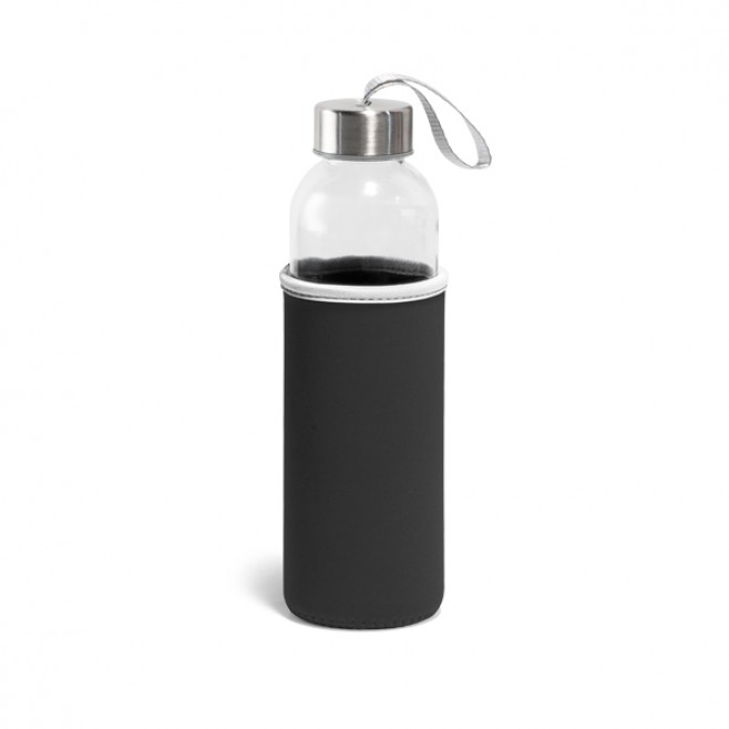Squeeze de Vidro com tampa de Aço Inox Personalizado Squeeze de Vidro com tampa de Aço Inox Personalizado