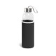 Squeeze de Vidro com tampa de Aço Inox Personalizado Squeeze de Vidro com tampa de Aço Inox Personalizado