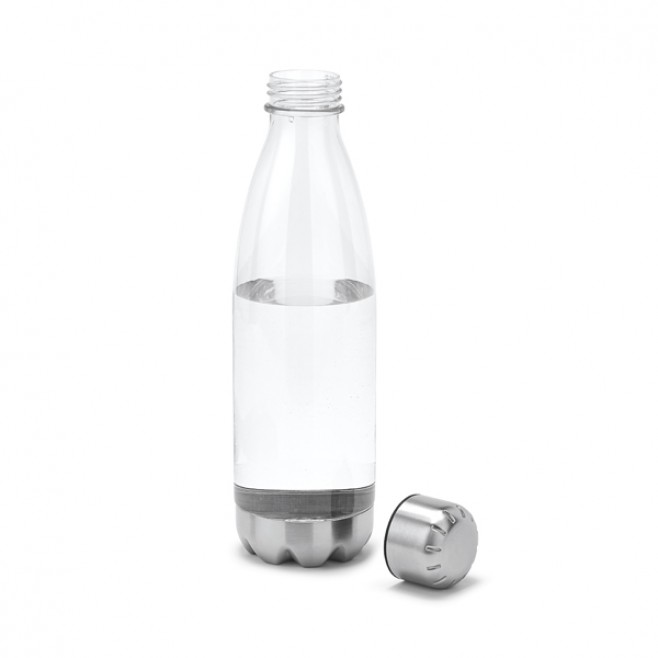Squeeze Plástico Com Tampa de Inox Para Brindes Squeeze Plástico Com Tampa de Inox Para Brindes