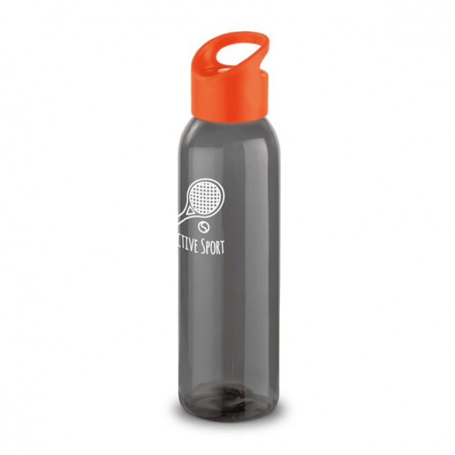 Squeeze Plástico Fumê Com Tampa Colorida Squeeze Plástico Fumê Com Tampa Colorida