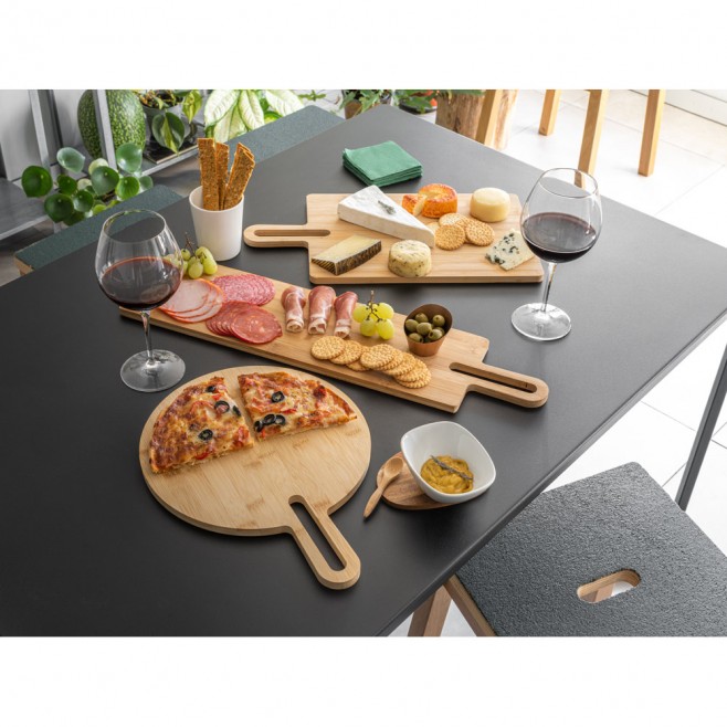 Tábua de Servir Aperitivos com Logo Tábua de Servir Aperitivos com Logo